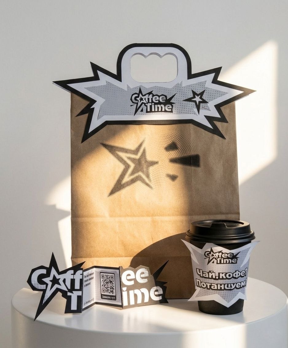 Фирменная упаковка для кофейни