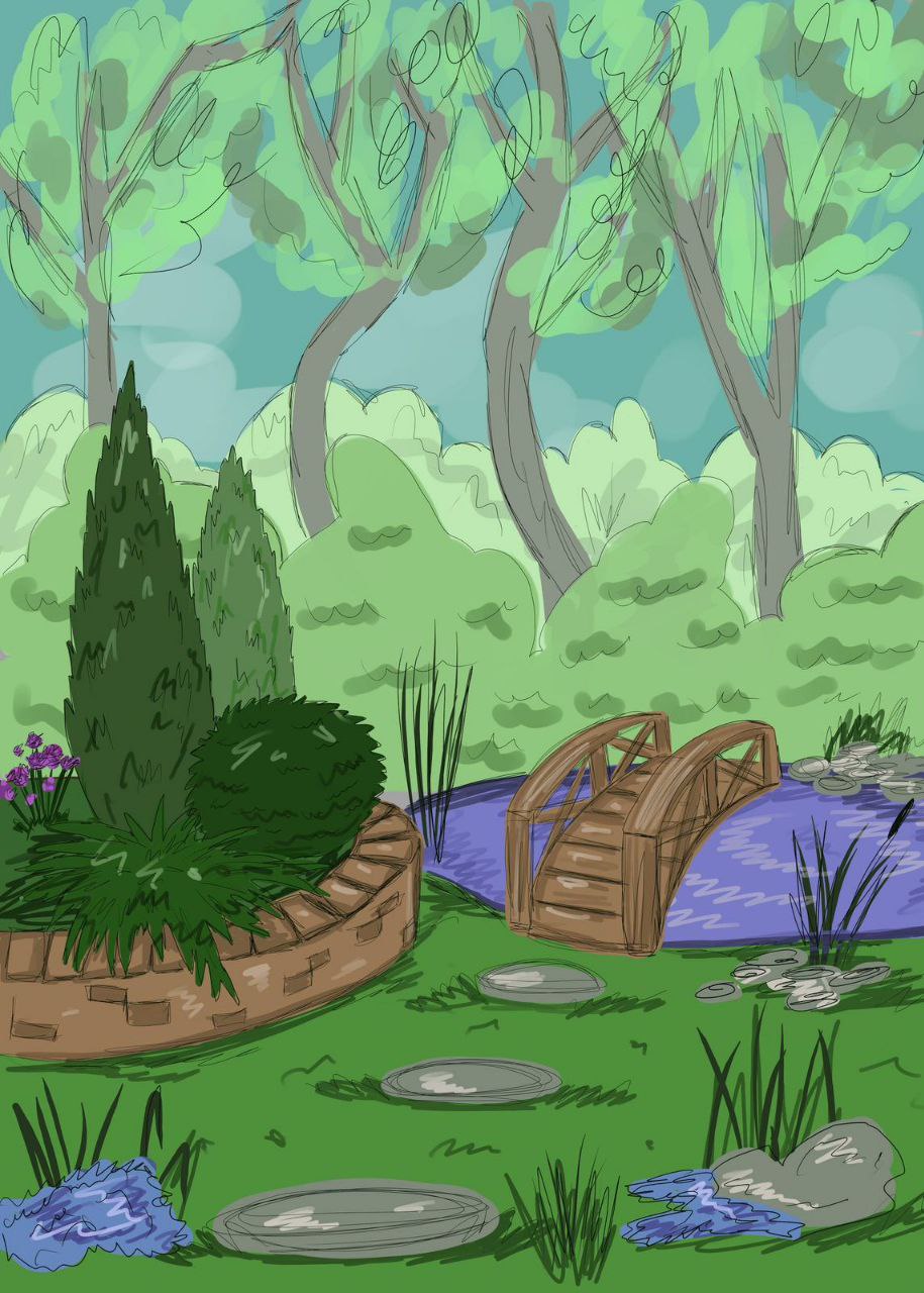 От теории к практике: студенты-дизайнеры создают ландшафтные проекты