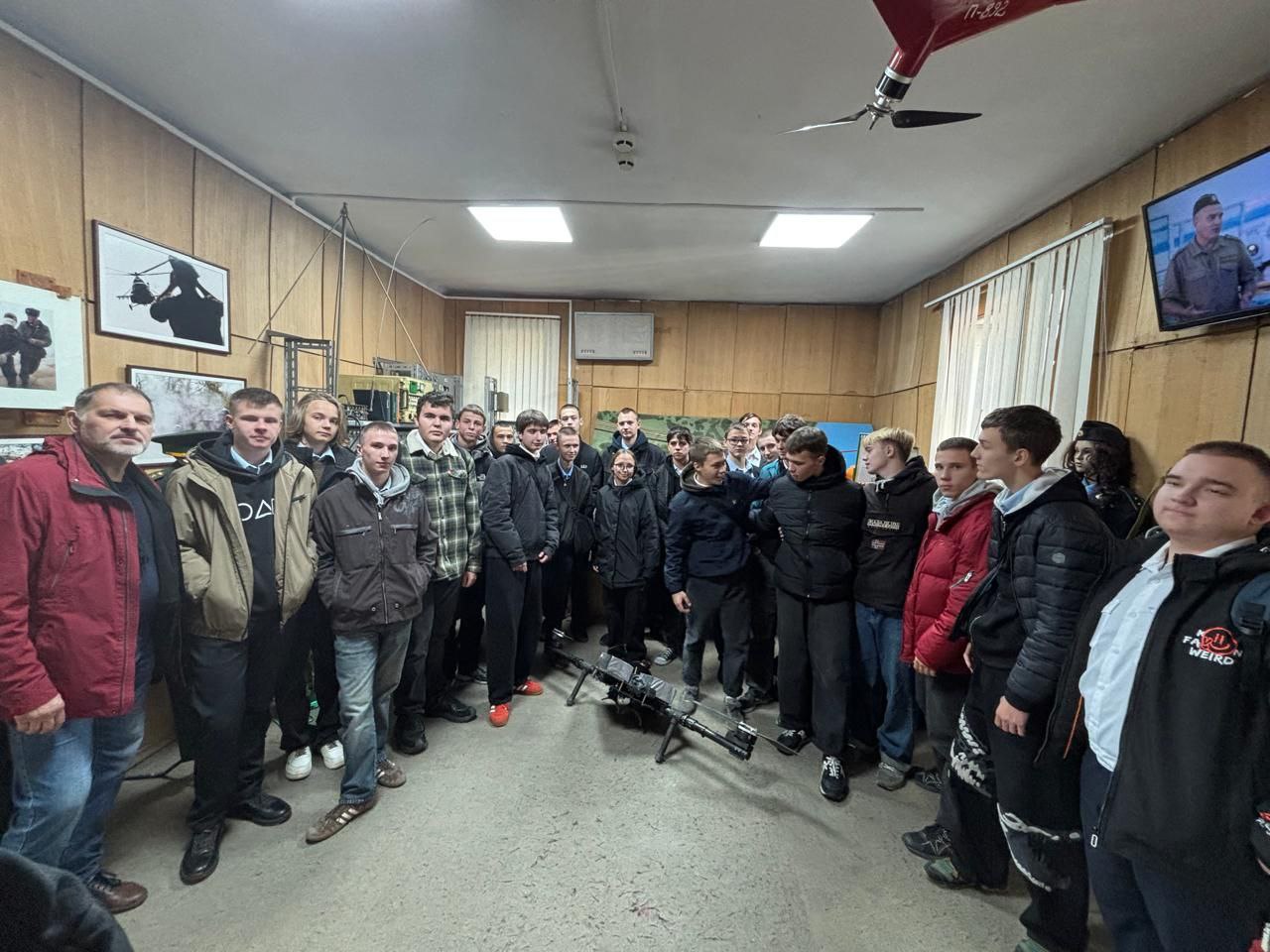 Наши будущие машинисты в Музее погран управления!